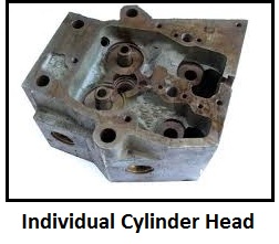 Individual cylinder heads