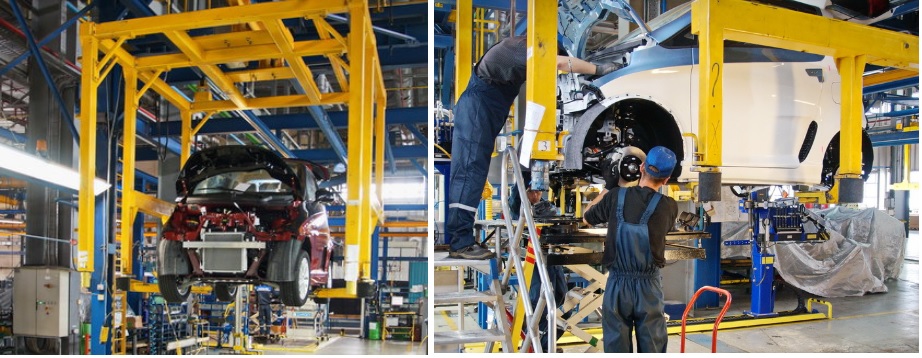 Electric Car Assembly Technology 