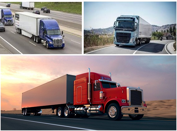 Running-in truck
