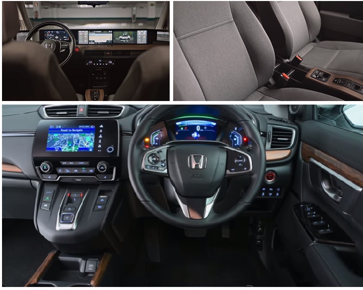 all fully electric Honda interior