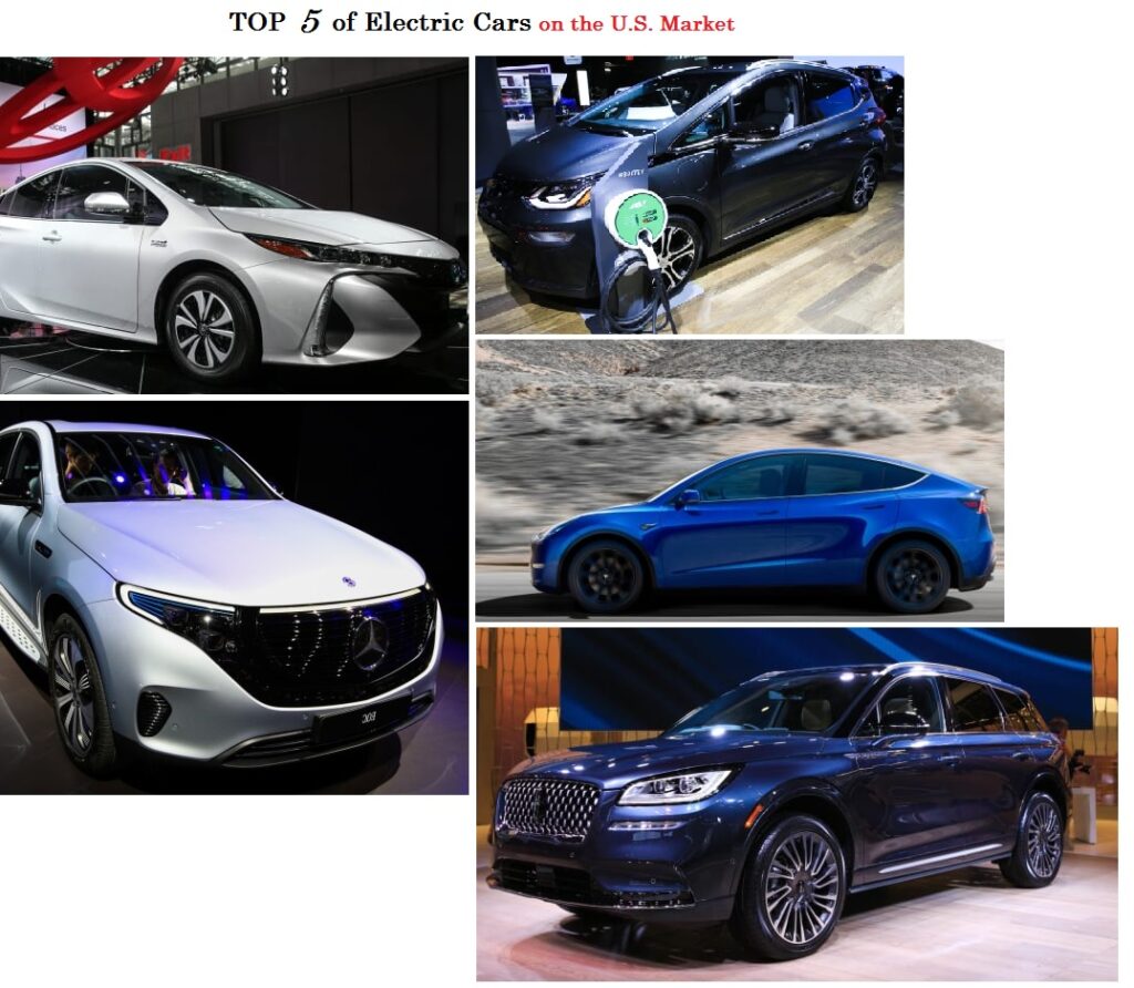 TOP 5 Electric car on the U. S. Market