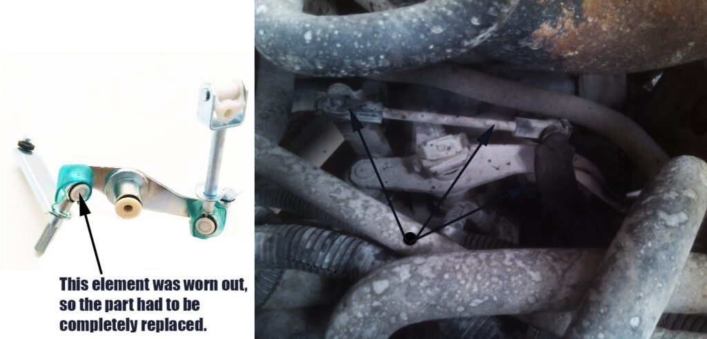 jammed gearbox or clutch jammed