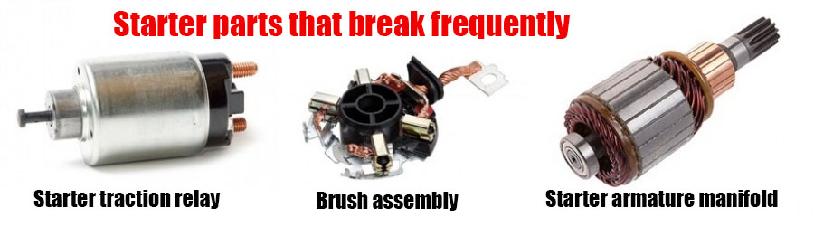 Starter parts that break frequently