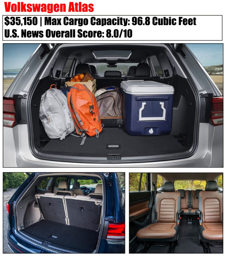SUV with large Cargo Space VW Atlas