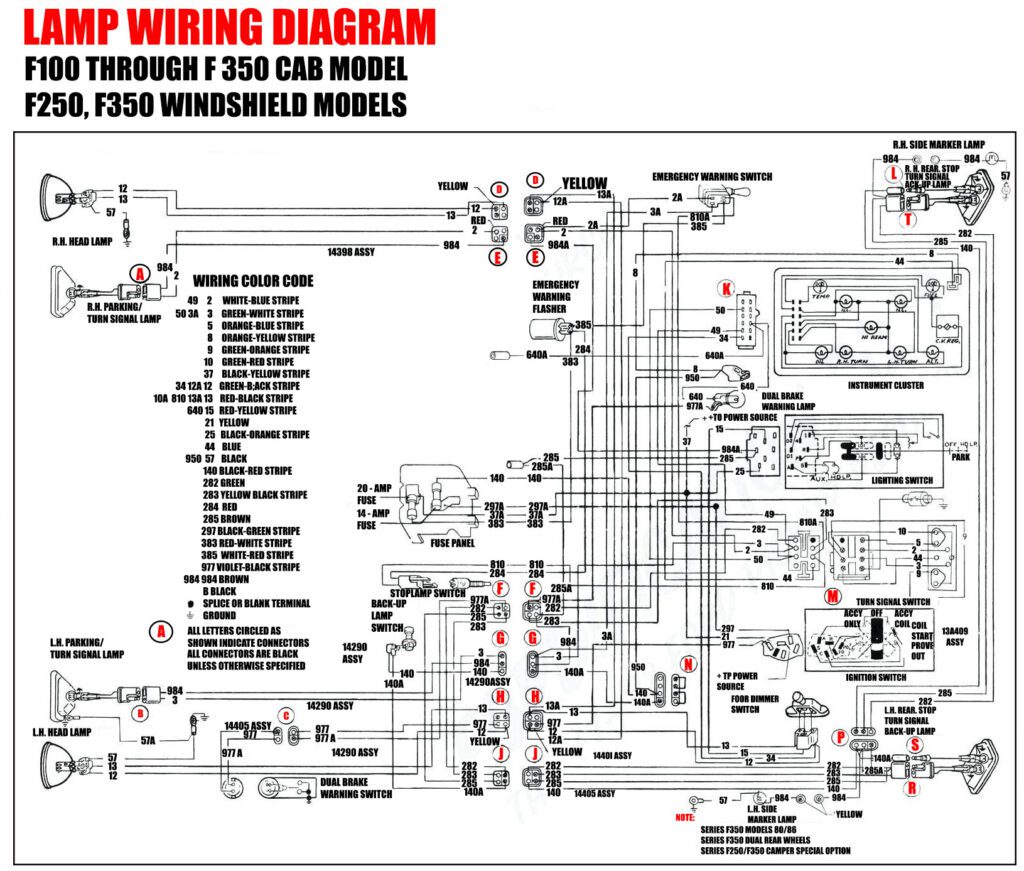 lamp wiring diagram
